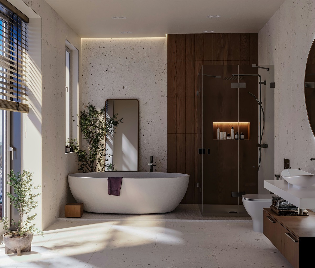 Finished bathroom renovation